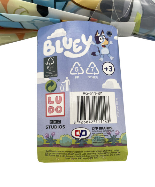 Bluey Paraguas Manual Infantil Transparente Burbuja 48 cm4 Paraguas Manual Infantil Transparente Burbuja 48 cm Bluey