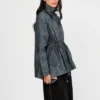 CHAQUETA REVERSIBLE NEGRA Y BEIGE - Anekke