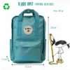 Mochila saludos del mundo Aguamarina