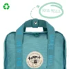 Mochila saludos del mundo Aguamarina