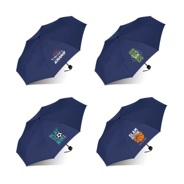 Paraguas Plegable Cadete Manual Azul
