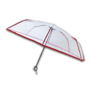 Paraguas Plegable Manual Transparente