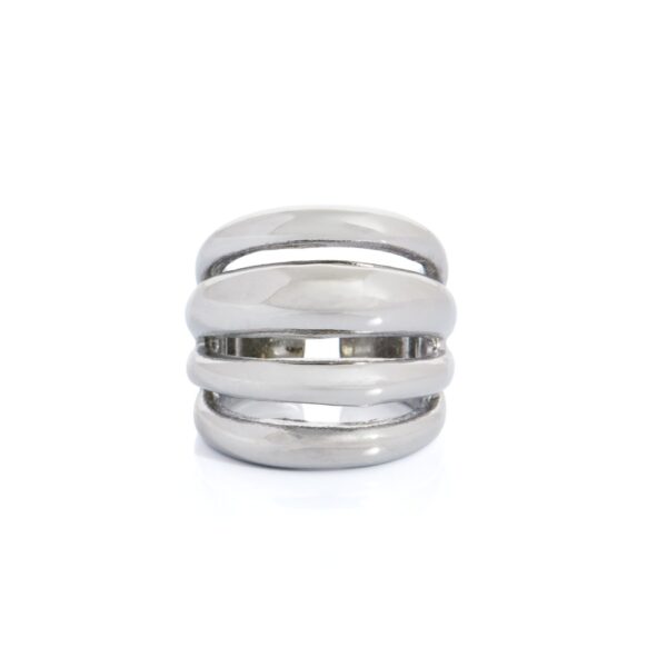 Anillo max plateado