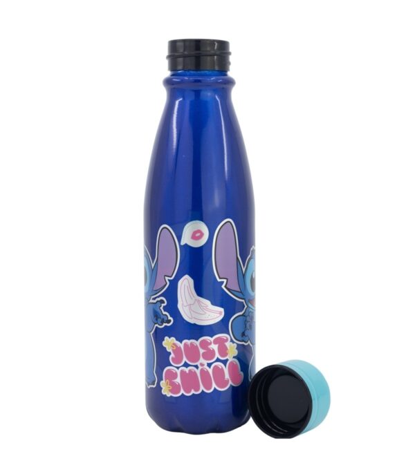 BOTELLA ALUMINIO INFANTIL 600 ML STITCH PALMS
