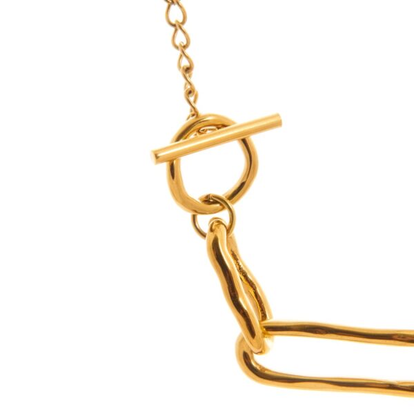 collar-cicladas-gold (2) Collar Cícladas Gold de Alexah – Eslabones Irregulares