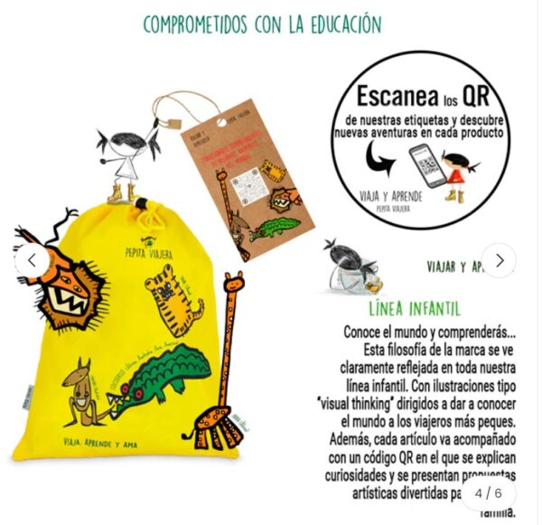 Mochila Blanda Saco Animales
