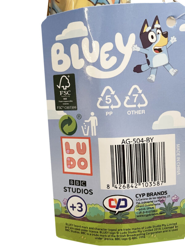 Paraguas Manual Infantil 48 cm Transparente Bluey