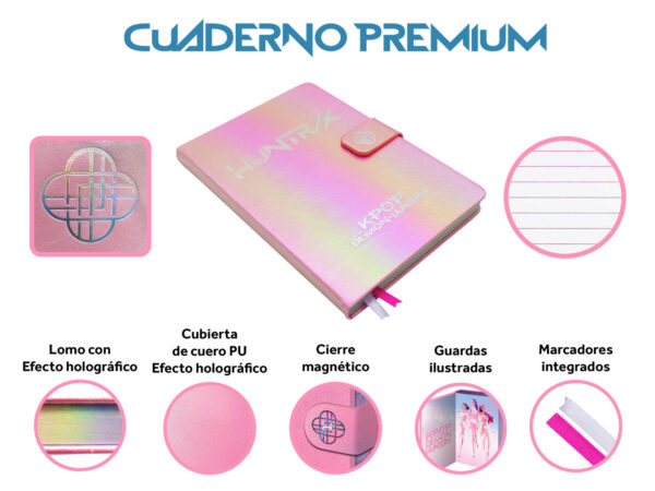 Cuaderno Premium K-Pop Demon Hunters