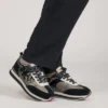 Deportivos Mujer Anekke Negro y Gris Plomo