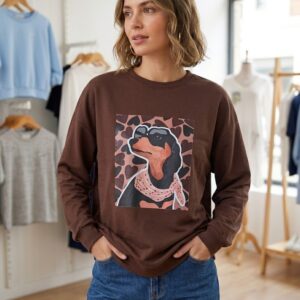 Sudadera Marrón Chocolate Mujer Talla Única