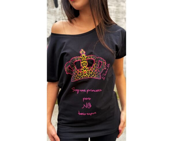camiseta-soy-una-princesa (1) CAMISETA "SOY UNA PRINCESA PERO NO BESO SAPOS"