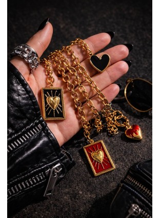 collar-love-rojo-y-negro noc the brand