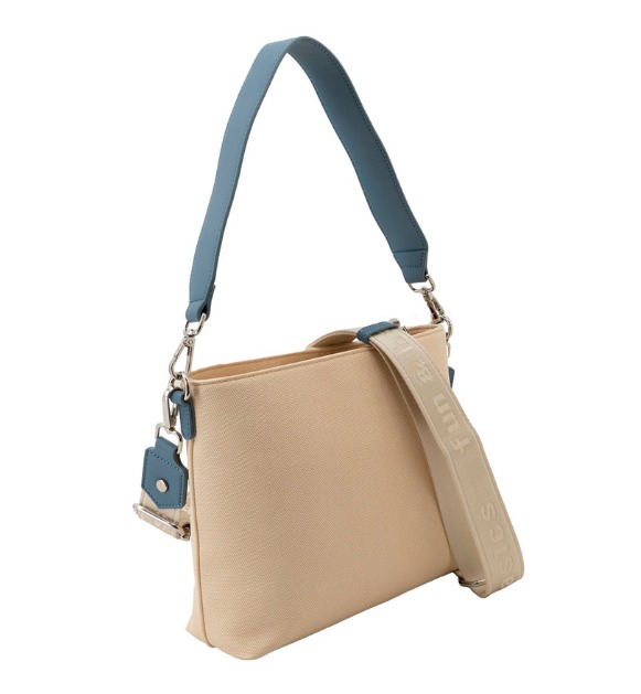 Bolso Hobo Fun&Basics Arena con Detalles Azul