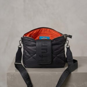 Bolso Bandolera Fun&Basics Negro Acolchado