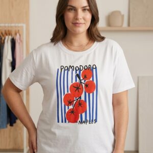 Camiseta Pomodoro Naples (Blanca con estampado) Camiseta "Pomodoro Naples" (Blanca con estampado)