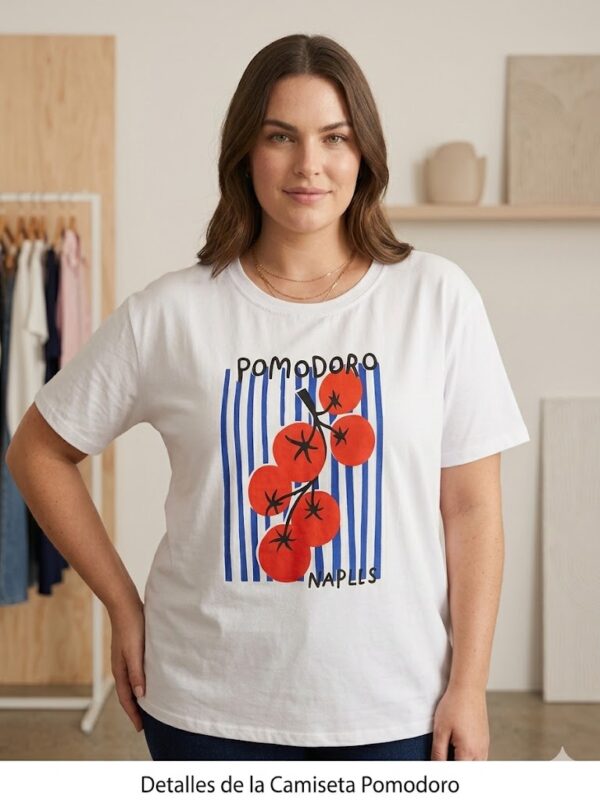 Camiseta Pomodoro Naples (Blanca con estampado) Camiseta "Pomodoro Naples" (Blanca con estampado)