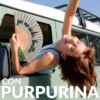 Abanico “Yo no sudo, brillo” purpurina2 Abanico “Yo no sudo, brillo” purpurina