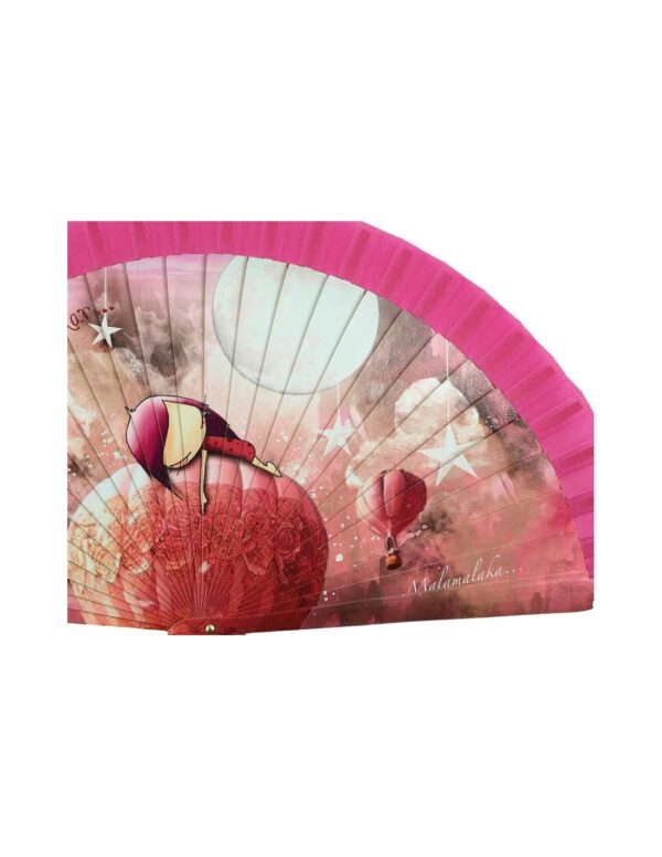 abanico-madera-con-caja-suenos-rosa-de-malamalaka (2) Abanico de Madera Fucsia Sueños – Diseño MALAMALAKA