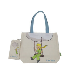 Bolso Shopping con Monedero: El Principito (Diseño Nube)