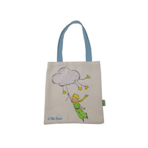 Bolso Tote Bag de Tela: El Principito (Diseño Nube)