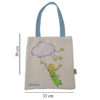 Bolso Tote Bag de Tela: El Principito (Diseño Nube)