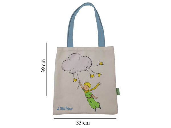 Bolso Tote Bag de Tela: El Principito (Diseño Nube)