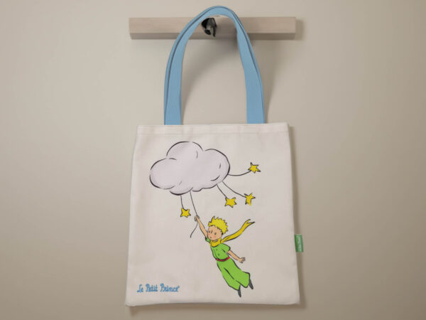 Bolso Tote Bag de Tela: El Principito (Diseño Nube)