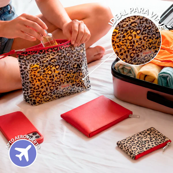 Neceser triple “Leopardo”3 Neceser triple “Leopardo” - Fisura