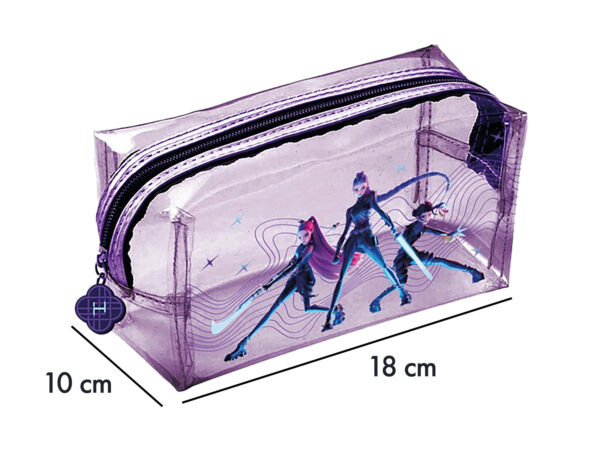 Portatodo Neceser Transparente Huntrix K-POP