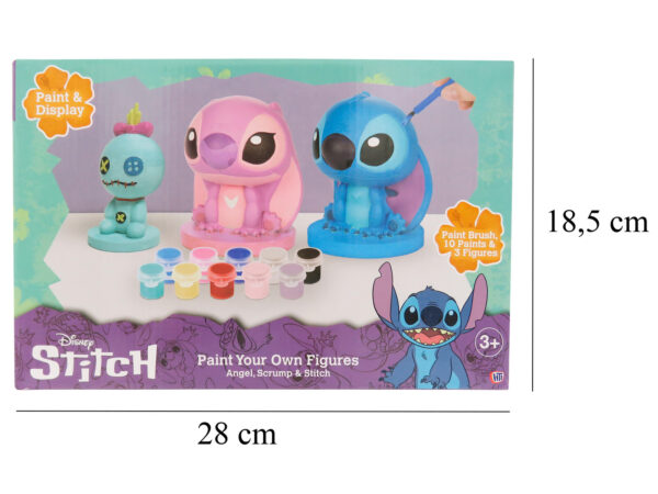 Set de 3 Figuras de Escayola para Pintar6 Set de 3 Figuras de Escayola para Pintar Stitch