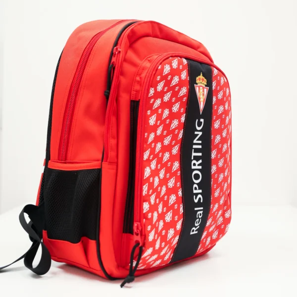 VUELTAALCOLE_14 Mochila Sporting Gijón Escudos