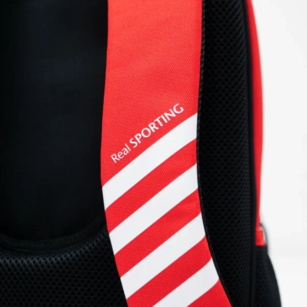 VUELTAALCOLE_8 Mochila Sporting Gijón Escudos