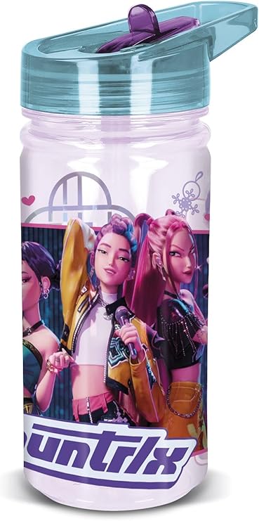 botella-kpop Botella de Agua 475 ml K-Pop Demon Hunters – Sin BPA