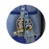Mochila Escolar 35 cm Bluey Dollhouse con Tapa Imantada