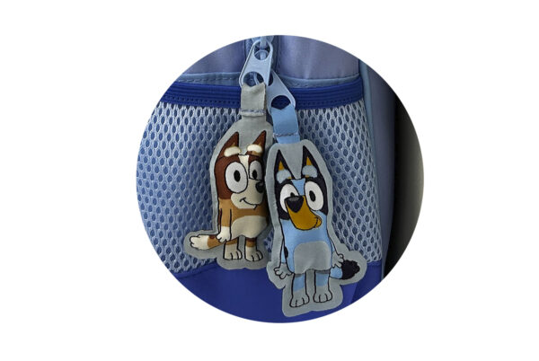 Mochila Escolar 35 cm Bluey Dollhouse con Tapa Imantada