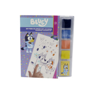 Set de Pintura de Dedos y Plantillas Bluey
