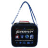 Superman Bolsa de Merienda- Black2 Bolsa de Merienda de Superman con Cremallera