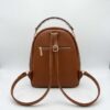 Mochila-Bolso Convertible Privata Crema y Marrón