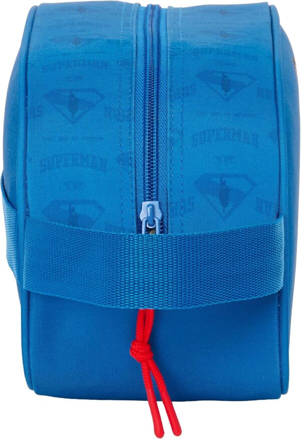 neceser superman2 Neceser Escolar Adaptable a Carro Superman Safta