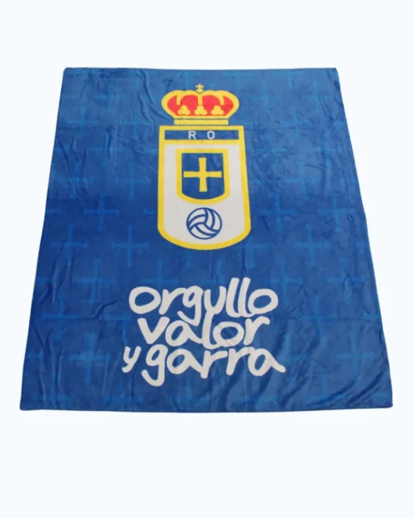Manta Suave Real Oviedo Azul | Rincón de María