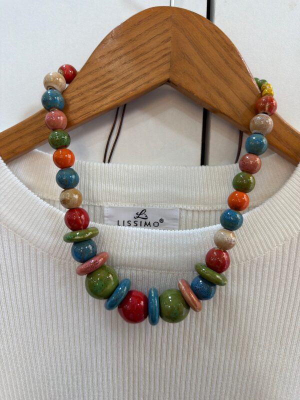 img_7590 Collar Artesanal de Piedras Multicolor