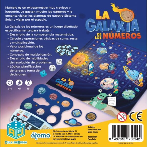 la-galaxia-de-los-numeros (2) La Galaxia de los Números - Juego de Mesa de Matemáticas