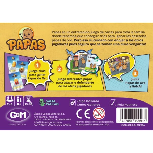 papas (2) Papas - Átomo Games