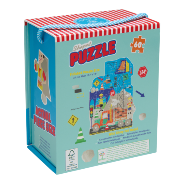 Rompecabezas Infantil de 60 Piezas Construction
