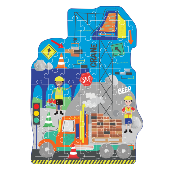 Rompecabezas Infantil de 60 Piezas Construction