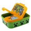 Sandwichera Múltiple Infantil Minecraft con 3 Compartimentos