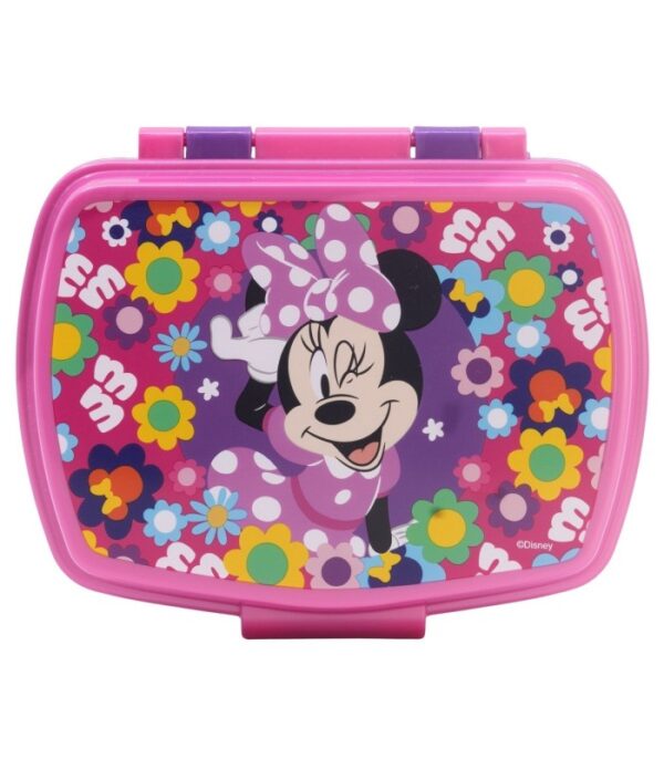 sandwichera-rectangular-minnie-bold-florals (1) Sandwichera Rectangular Infantil Minnie Bold Florals