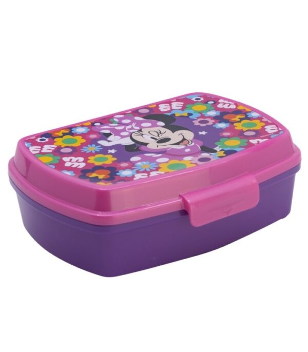 sandwichera-rectangular-minnie-bold-florals Sandwichera Rectangular Infantil Minnie Bold Florals