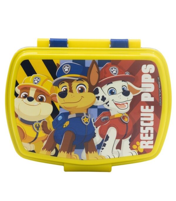 Sandwichera Rectangular Infantil Paw Patrol Boy Rescue Pups