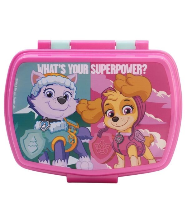 Sandwichera Rectangular Infantil Paw Patrol Girl Superpowers